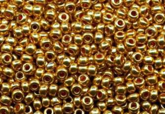 Preciosa pearl 10/0 18581 Gold