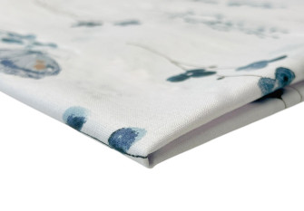 Cotton - canvas Blue branches in white
