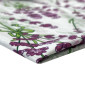 Cotton - canvas Lavender in white