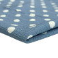 Viscose crepe White dots in light blue