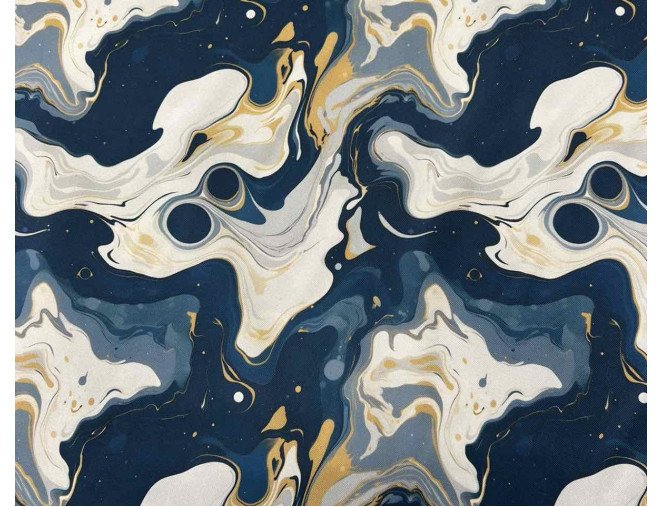 Vandeniui atsparus audinys Oxford Dėmės mėlyname pigiau