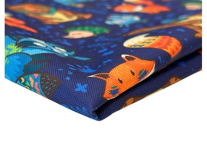 Vandeniui atsparus audinys Oxford Miško gyvūnai