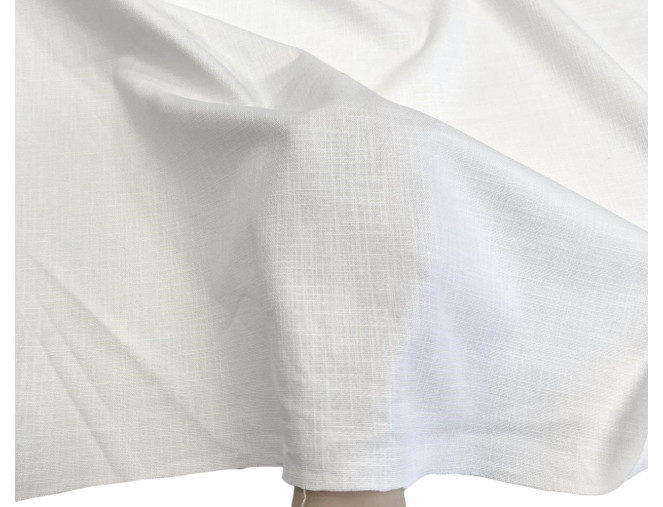 Linen fabric White pigiau