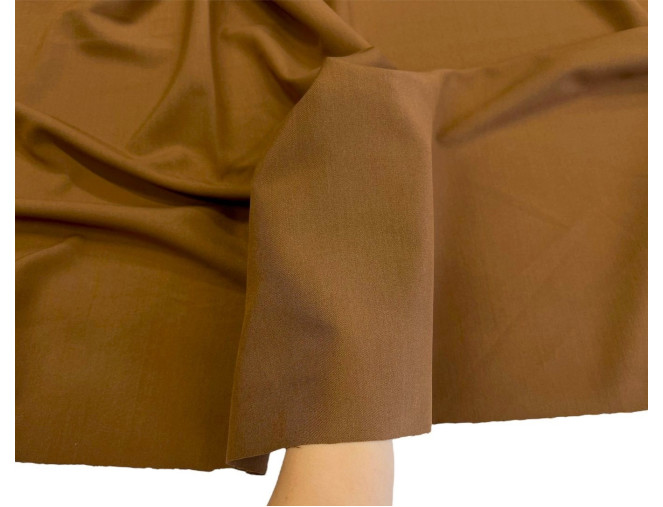 Gabardine with elastane Camel pigiau