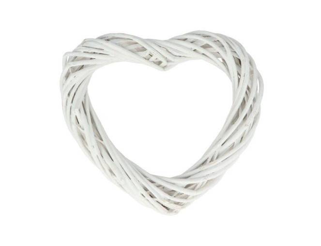 Wreath base Hearts White