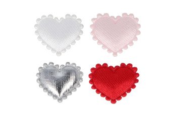 Hearts for decorations 15mm | 4 colours