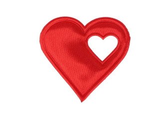 Hearts for decorations 40mm Red