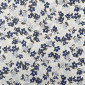 Poplin audinys Mėlynos gėlytės gelsvame internetu