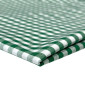 Poplin fabric Green checks