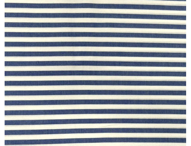 Poplin fabric Blue stripes internetu