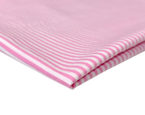 Poplin fabric Pink stripes
