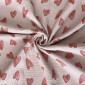 Muslin Hearts in ash pink