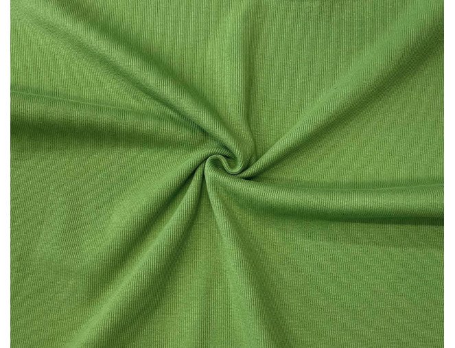 RIB knitted fabric Light green