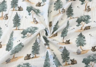 Muslin Forest in white