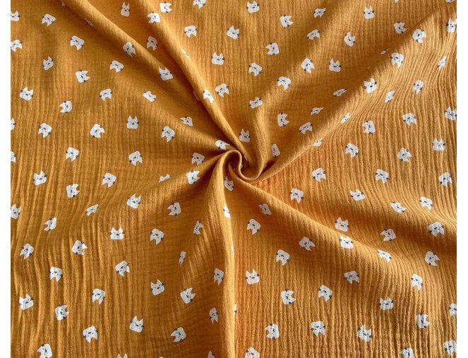 Muslinas Balti kačiukai garstyčių