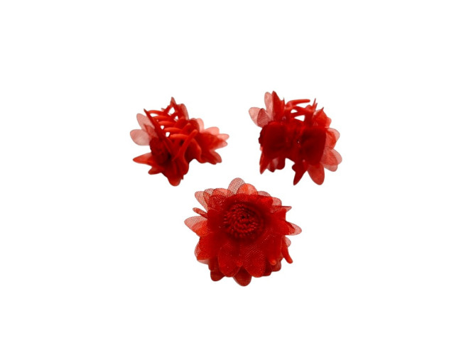 Segtukas plaukams Raudona gėlė