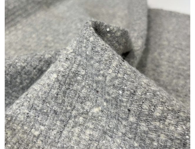 Paltinis vilnonis audinys Pilkas melanžas (Pinko kolekcija) pristatymas per 1-4 d.d.