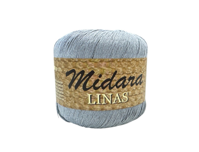 Linen yarn 100gr Grey blue 545 | 600m