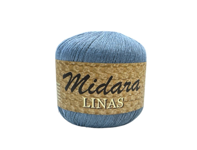 Linen yarn 100gr Denim 555 | 600m