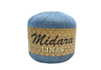 Linen yarn 100gr Denim 555 | 600m