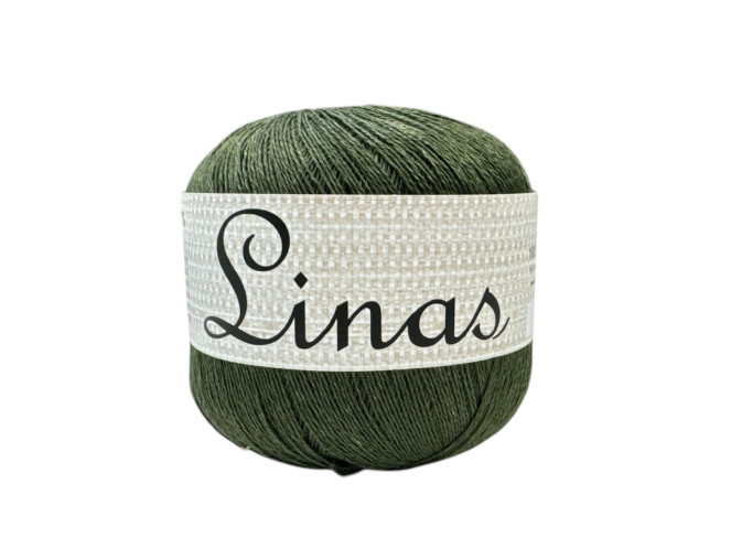Linen yarn 100gr Green 410 | 475m