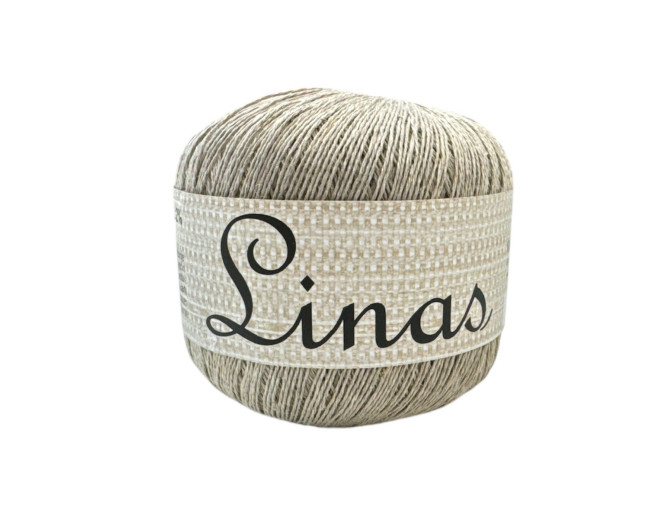 Lininiai siūlai 100gr Natūrali pilka 300 | 315m