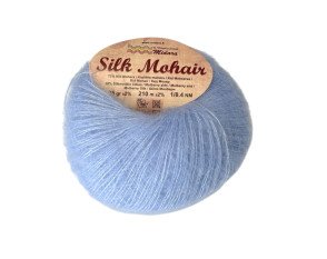 Silk mohair 540 Šviesiai mėlyna