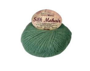 Silk mohair 420 Žalia