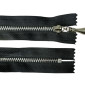 Metal zipper 10cm Dark grey