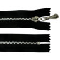 Metal zipper 10cm Black