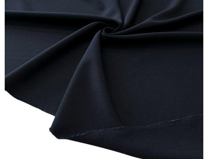 Vilnonis audinys su elastanu Tamsiai mėlynas internetu