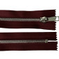 Metal zipper 20cm Bordeaux