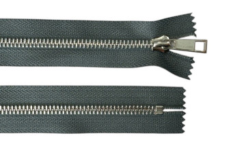 Metalinis užtrauktukas 20cm Pilka Metalinis užtrauktukas 20cm Pilka