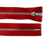 Metal zipper 20cm Red