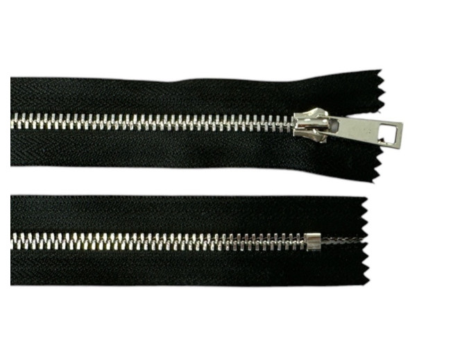 Metalinis užtrauktukas 20cm Juodas
