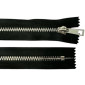 Metalinis užtrauktukas 20cm Juodas