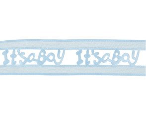 Decorative ribbon 38mm It's a boy Decorative ribbon 38mm It's a boy