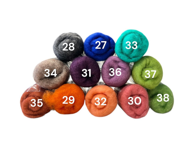 Wool for felting 25gr Premium pristatymas per 1-4 d.d.