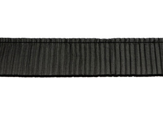 Pleated tape 50mm Black