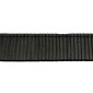 Pleated tape 50mm Black