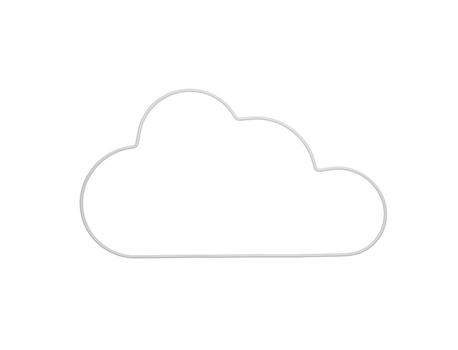 Metal form Cloud White | 2 sizes