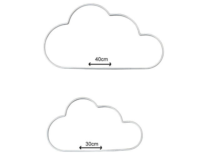 Metal form Cloud White | 2 sizes pigiau