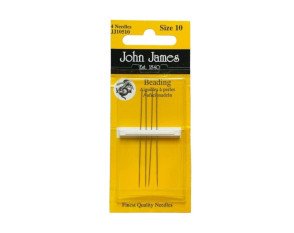 John James beading needles No.10