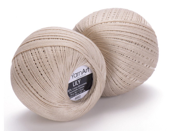 YarnArt LILY 4660 Šviesi smėlio