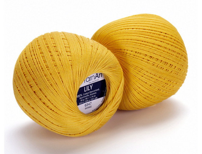YarnArt LILY 6347 Geltona