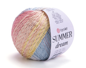 YarnArt Summer dream 4307 Melsva/persikinė YarnArt Summer dream 4307 Melsva/persikinė