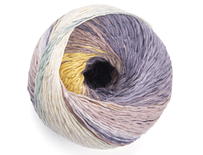 YarnArt Summer dream 4310 Pilka/geltona pigiau