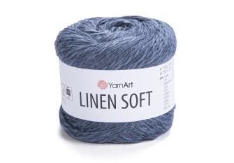 YarnArt Linen Soft 7316 Mėlyna