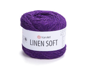 YarnArt Linen Soft 7324 Violetinė YarnArt Linen Soft 7324 Violetinė