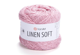 YarnArt Linen Soft 7322 Rožinė